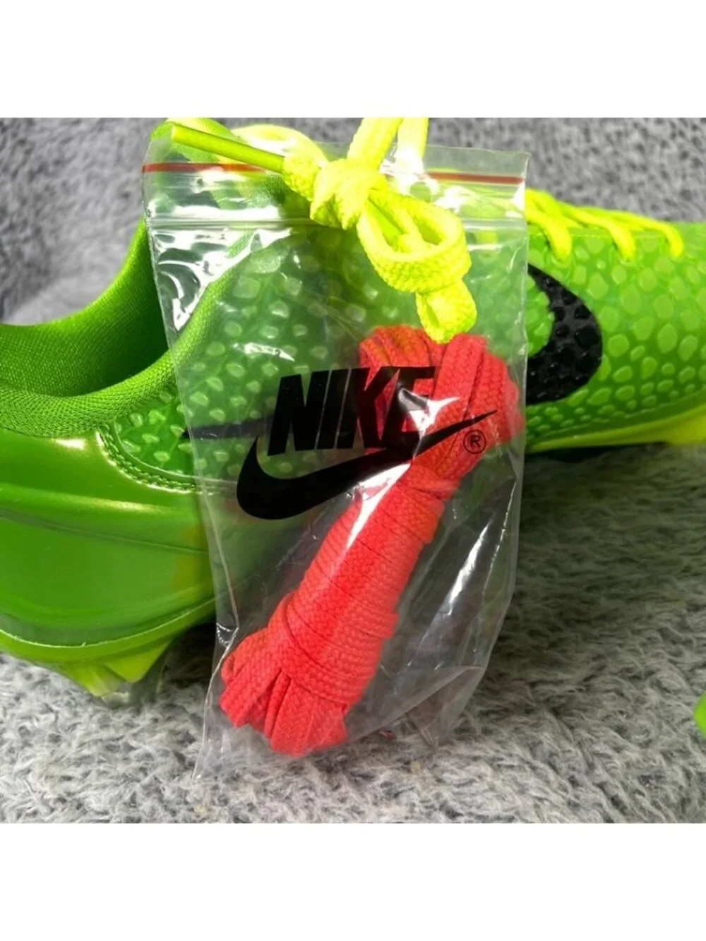 Nike Vapor Edge x Kobe 6 SE Grinch Football Cleats Size 10 Men FQ7645-300